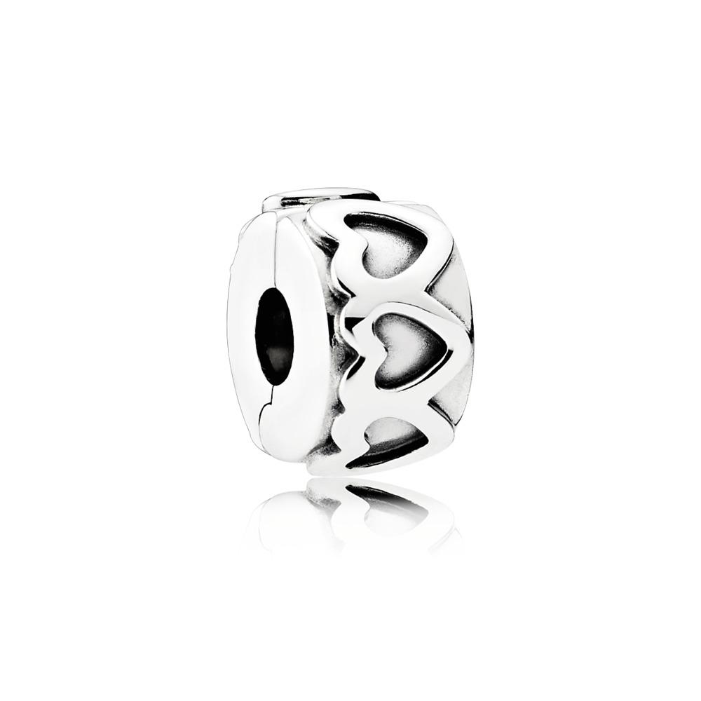 Pandora Band Of Hearts Clip Charm