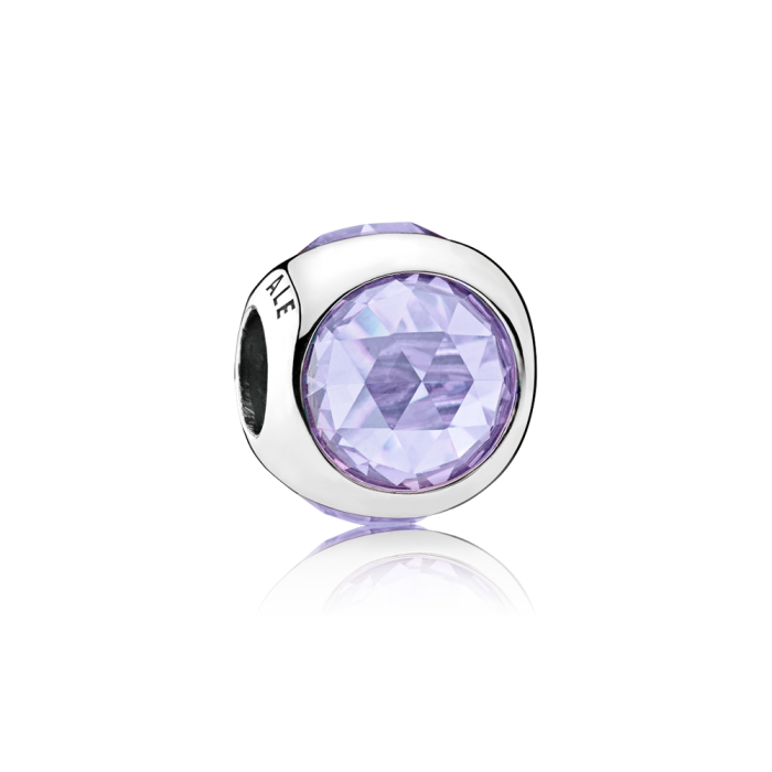 Pandora Lavender Radiant Droplets Charm