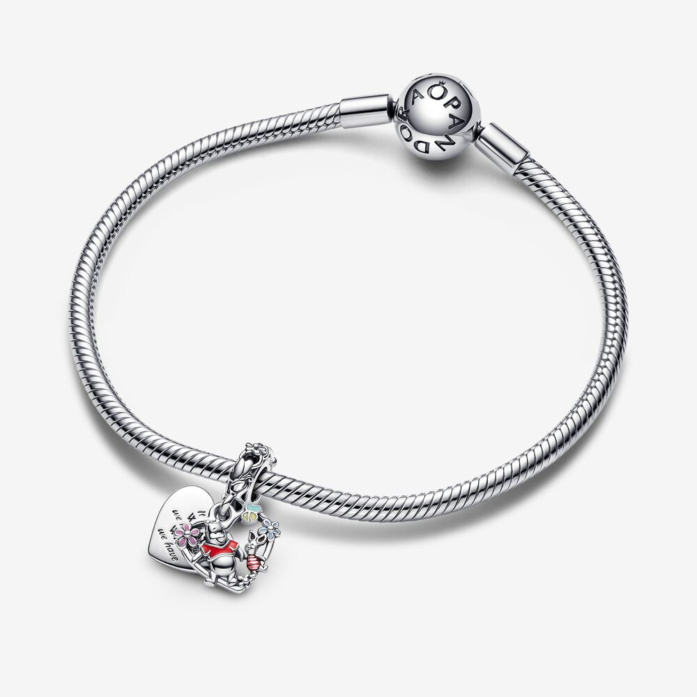 Pandora Disney Winnie the Pooh &amp; Piglet Double Dangle Charm 