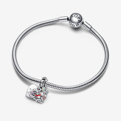 Pandora Disney Winnie the Pooh & Piglet Double Dangle Charm 