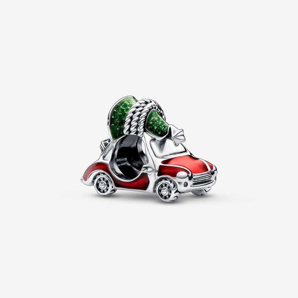 Pandora Festive Car &amp; Christmas Tree Charm