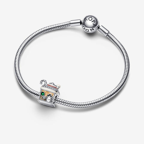 Pandora Festive Gingerbread House Charm 