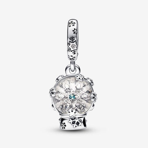 Pandora Snowflake Snowglobe Dangle Charm