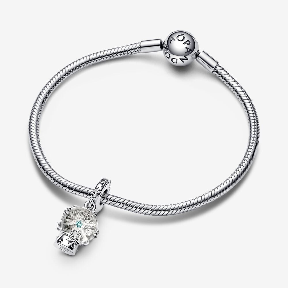 Pandora Snowflake Snowglobe Dangle Charm