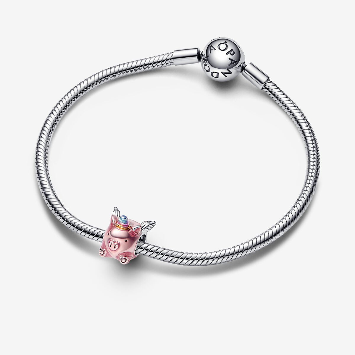 Pandora Flying Unicorn Pig Charm