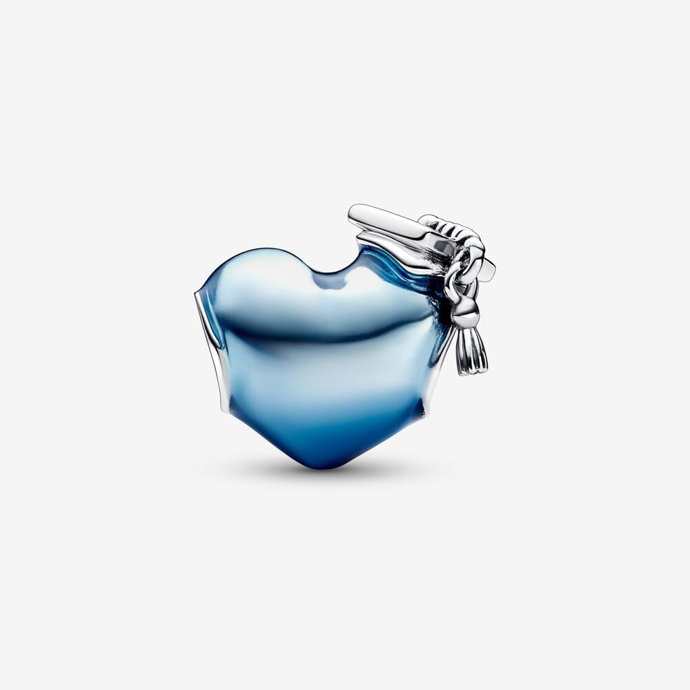 Pandora Blue 2023 Graduation Heart Charm