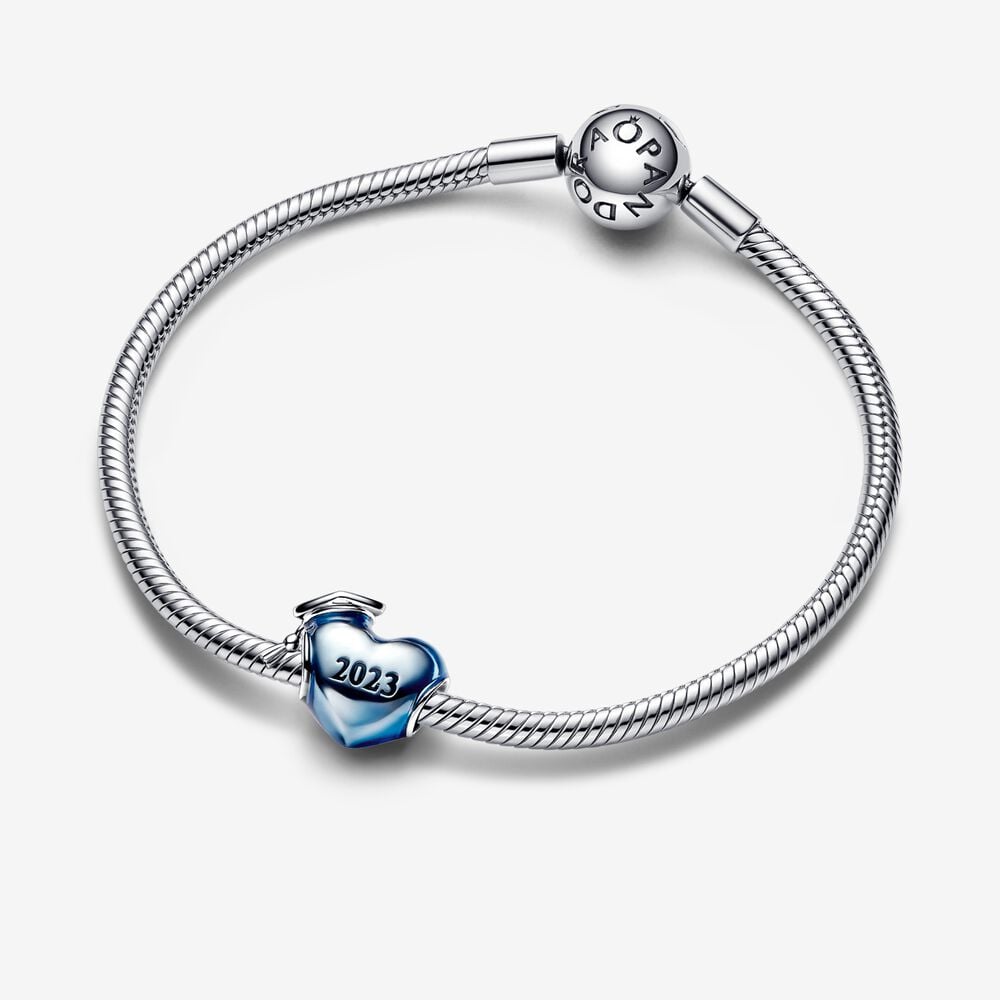 Pandora Blue 2023 Graduation Heart Charm