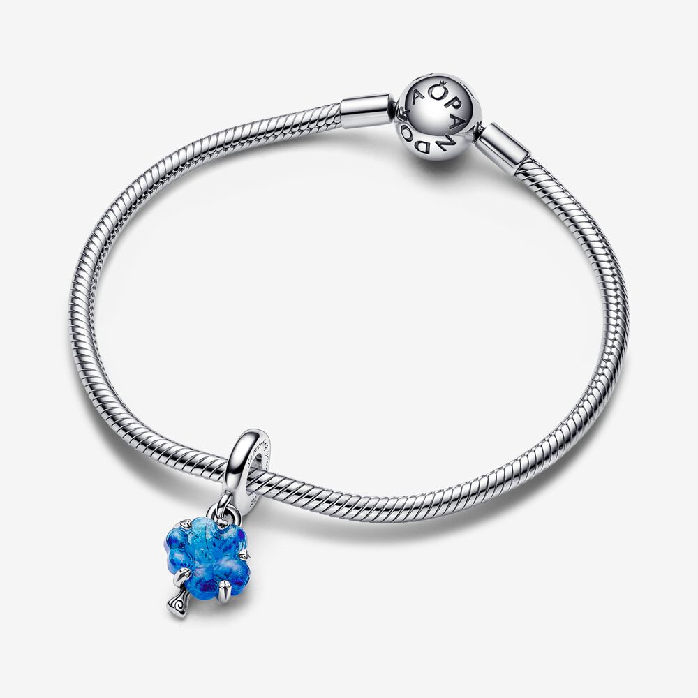 Pandora Blue Murano Glass Family Tree Dangle Charm 792614C01