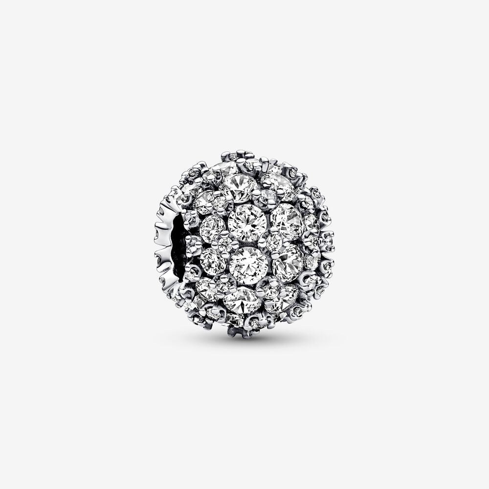 Pandora Sparkling Pave Round Charm