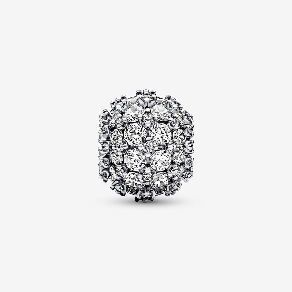 Pandora Sparkling Pave Round Charm