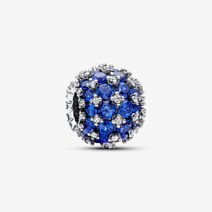 Pandora Sparkling Pave Round Blue Charm