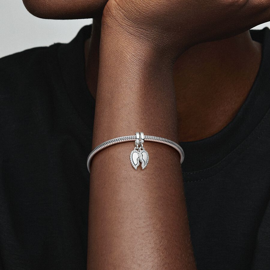 Pandora Friends Splittable Heart Dangle Charm