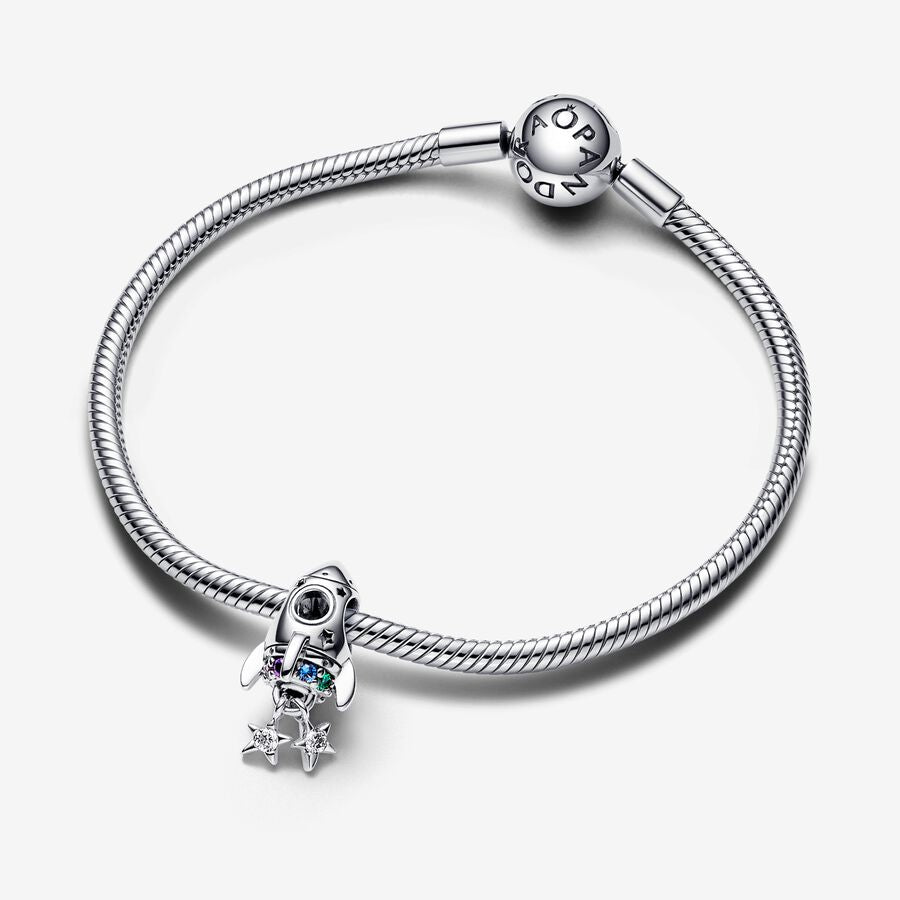 Pandora Space Love Rocket Charm