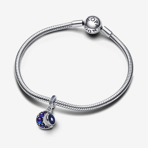 Pandora Sparkling Moon Spinning Dangle Charm