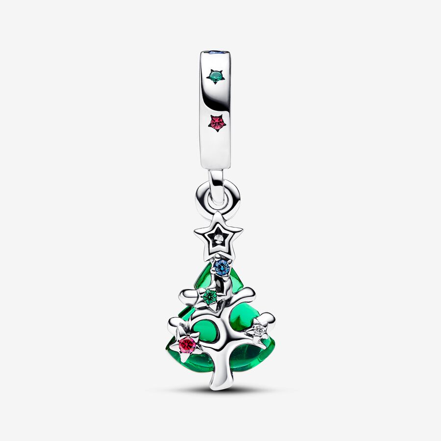 Pandora Sparkling Christmas Tree Dangle Charm