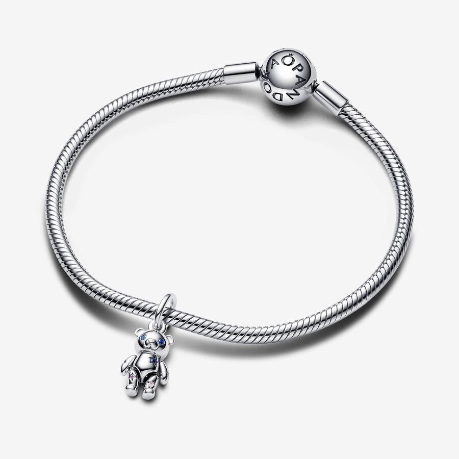 Pandora Movable Teddy Bear Dangle Charm