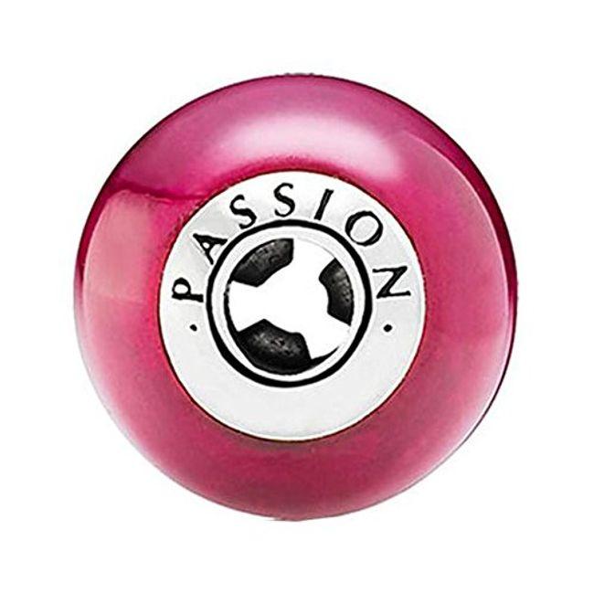 Pandora Charm in Silver with Smooth Synthetic Ruby