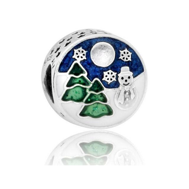 Pandora Winter Scene Charm