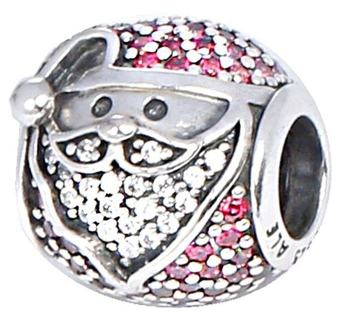Pandora Sparkling Jolly Santa Charm