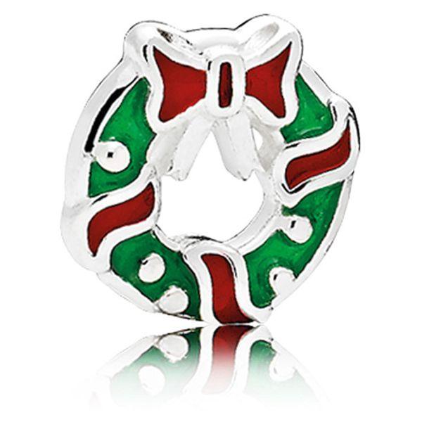 Pandora Holiday Wreath Petite Charm