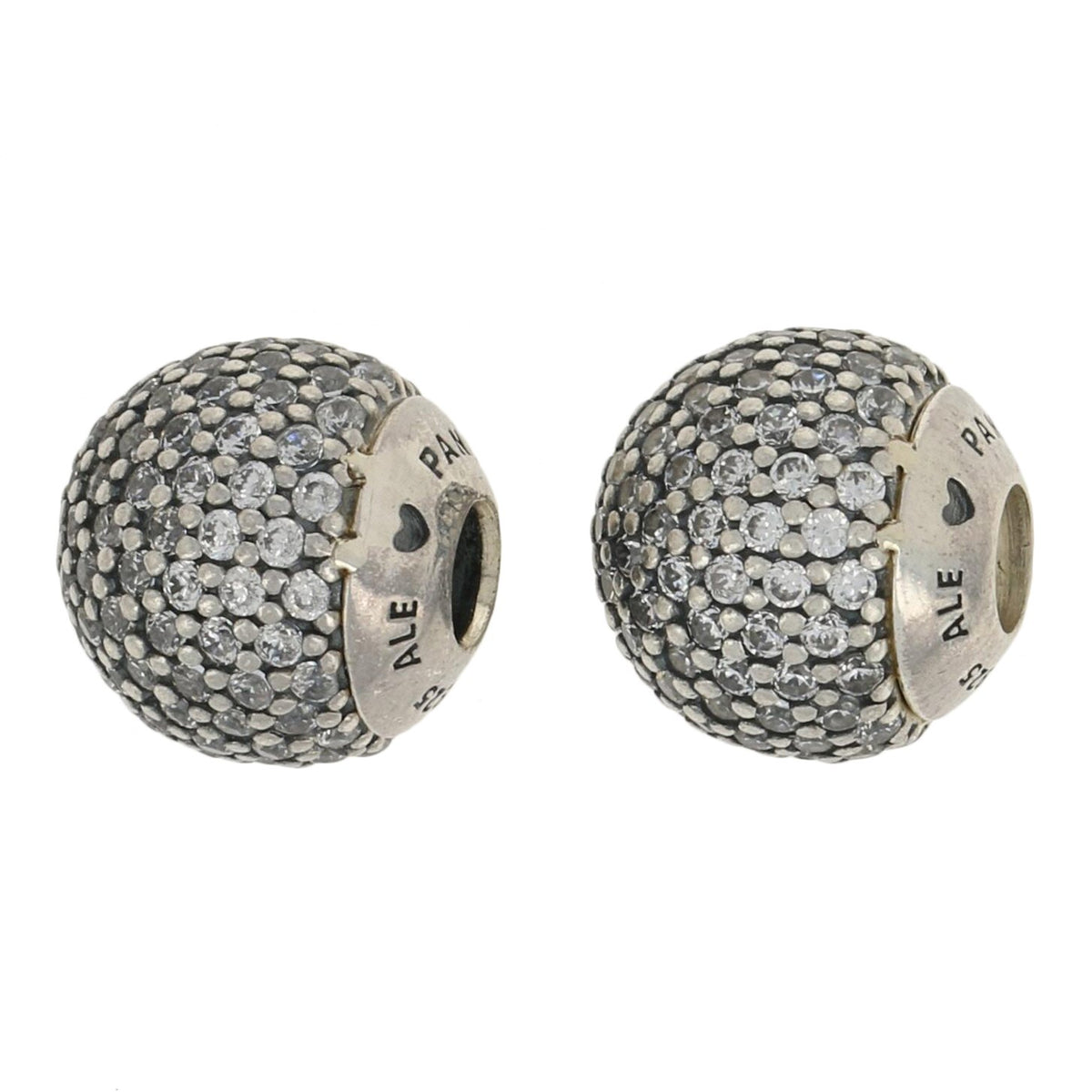 Pandora Pave End Caps Charm