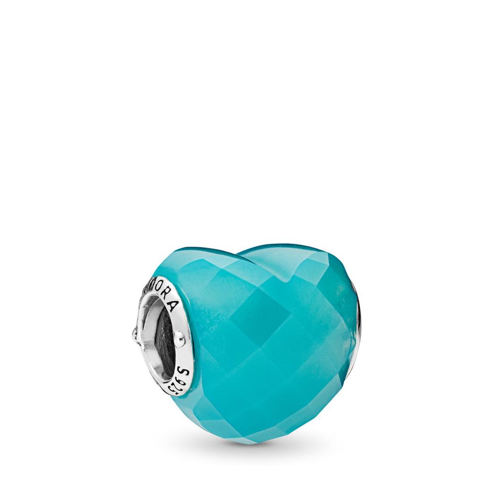Pandora Blue Shape of Love Charm