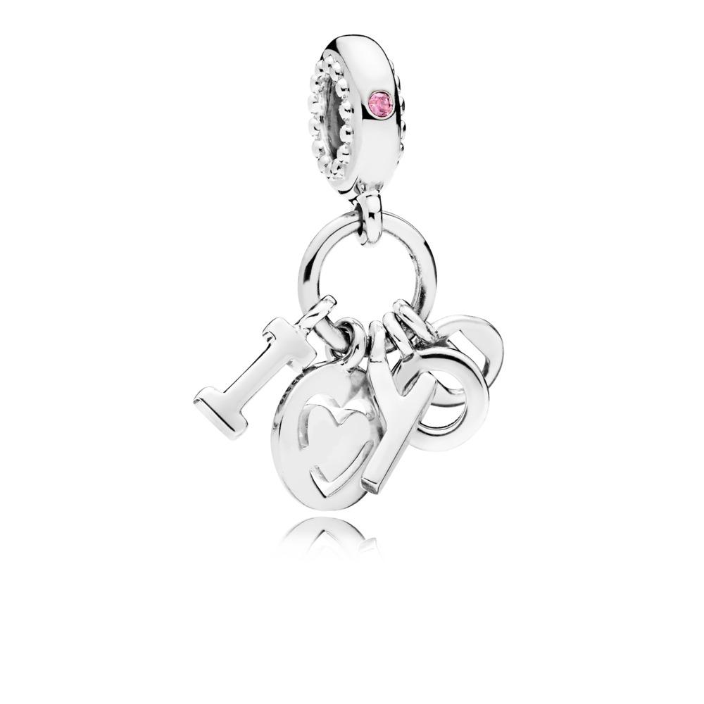 Pandora I Love You Letters Dangle Charm