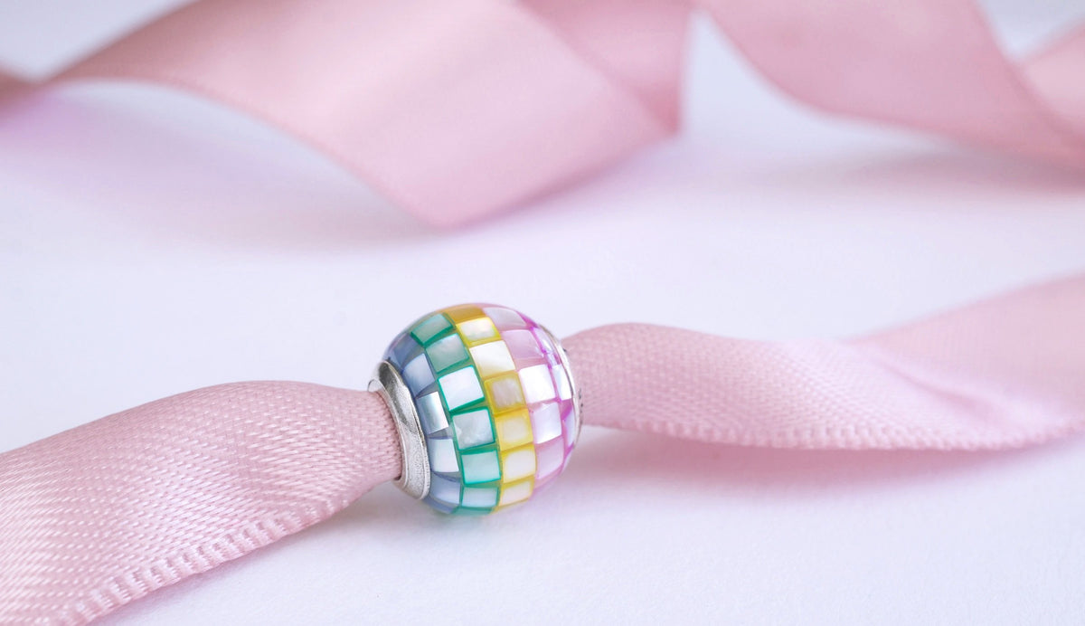 Pandora Rainbow Mosaic Charm