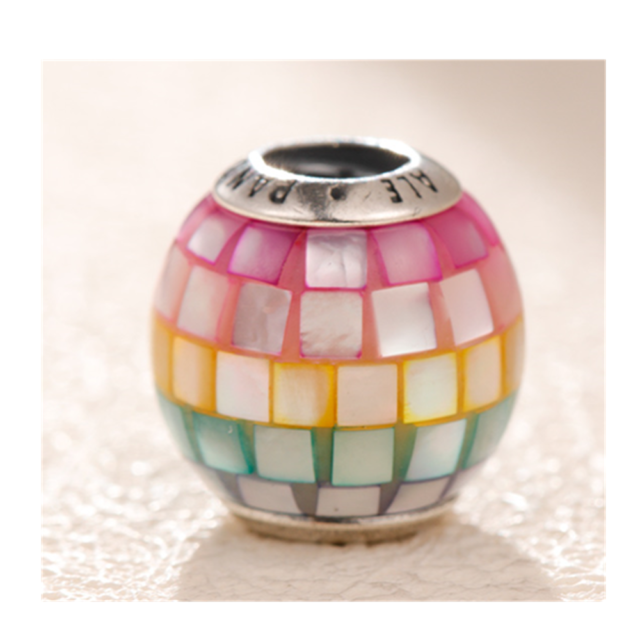 Pandora Rainbow Mosaic Charm