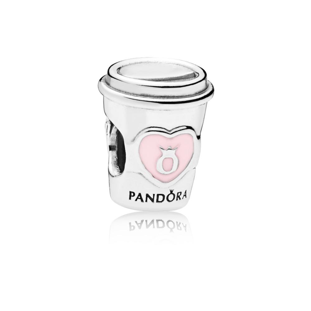 Pandora Take a Break Coffee Cup Charm