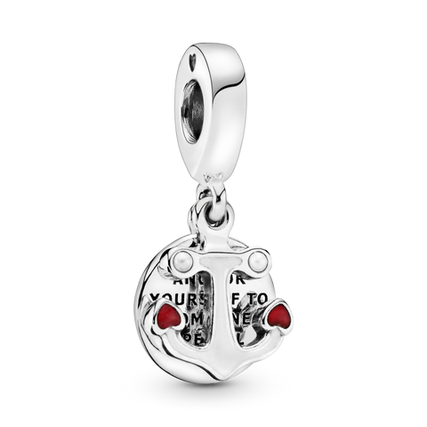 Pandora Anchor & Hearts Dangle Charm