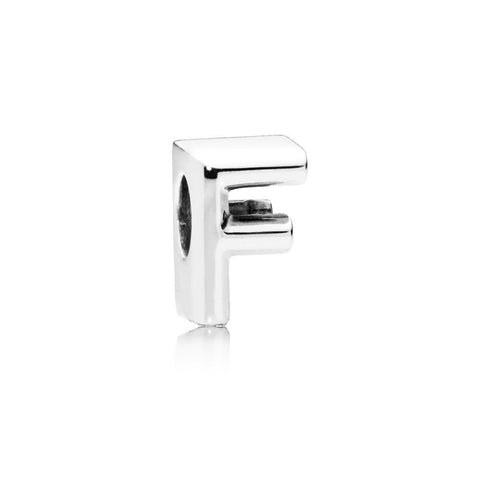 Pandora Letter F Charm In Sterling Silver