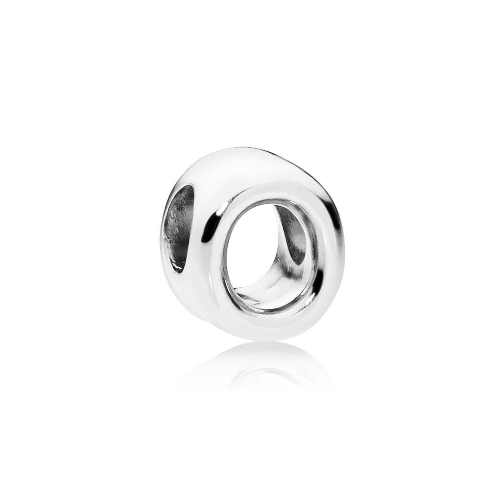 Pandora Letter O Charm In Sterling Silver