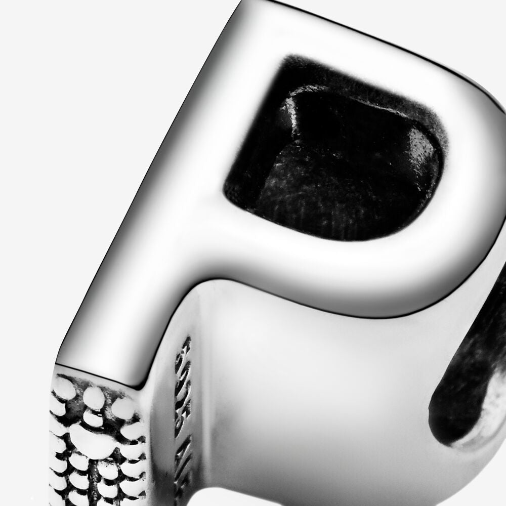 Pandora Letter P Charm In Sterling Silver