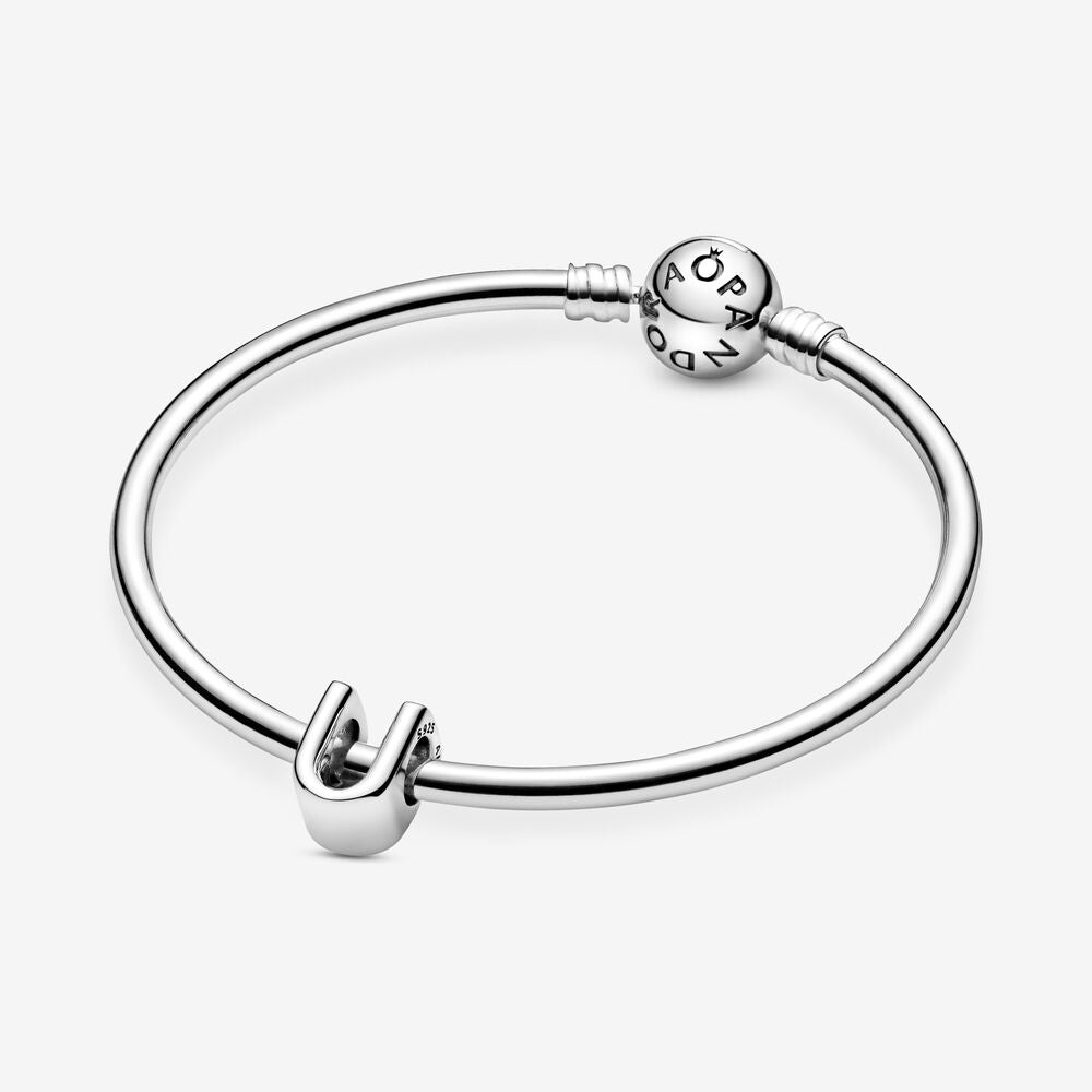 Pandora Letter U Alphabet Charm