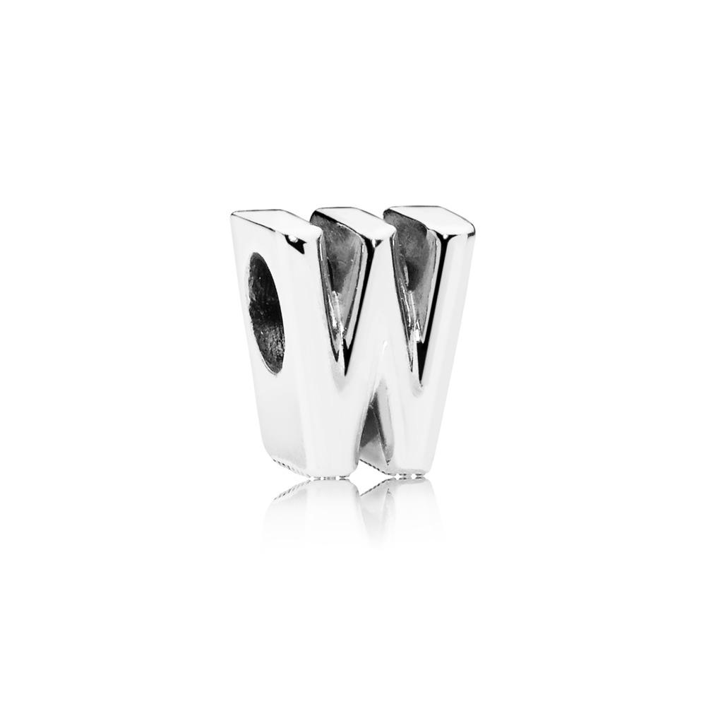 Pandora Letter W Alphabet Charm