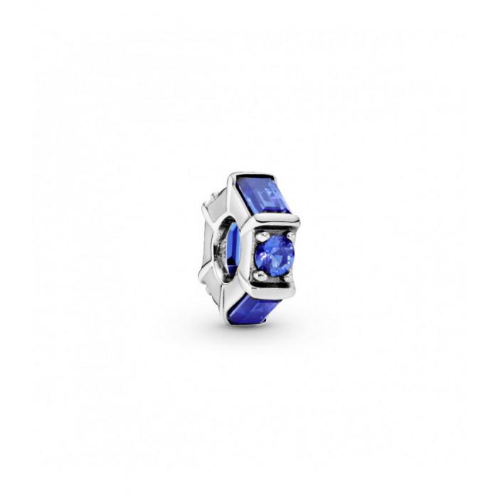 Pandora Blue Ice Cube Spacer Charm