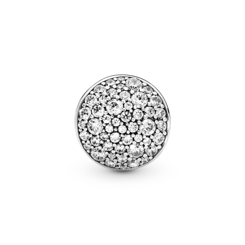 Pandora Round Pave Charm