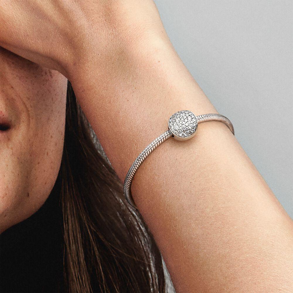 Pandora Round Pave Charm