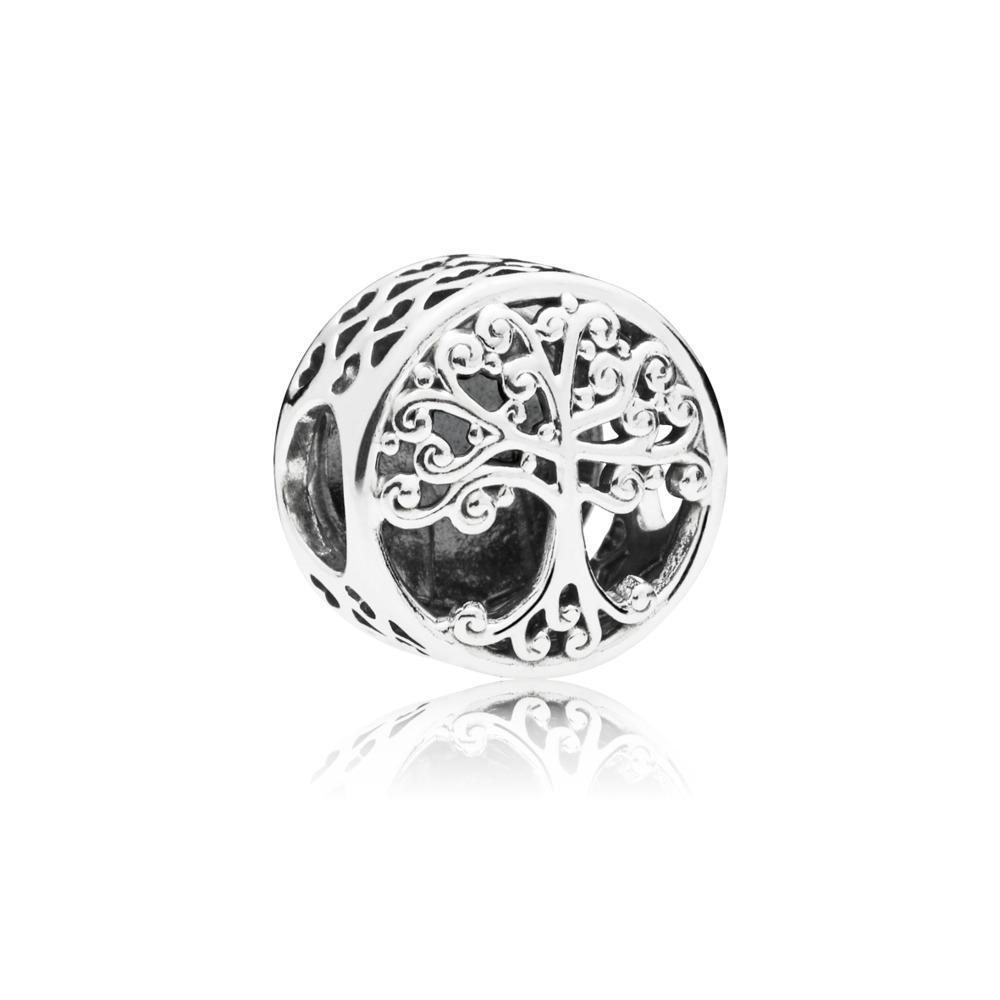 Pandora Family Tree Charm In Sterling Silver