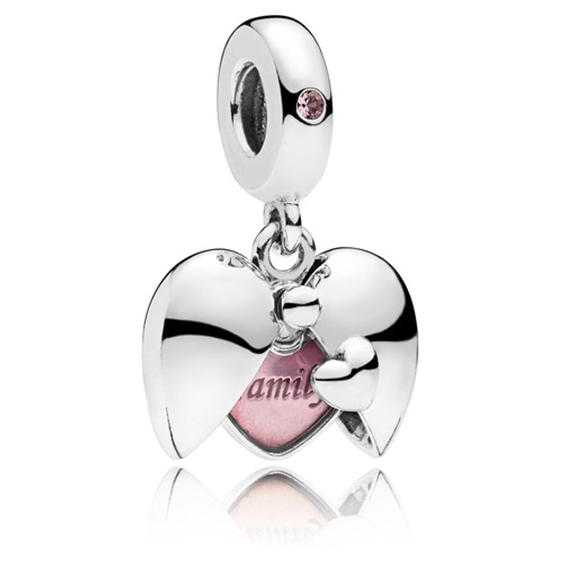 Pandora Family Heart Locket Dangle Charm
