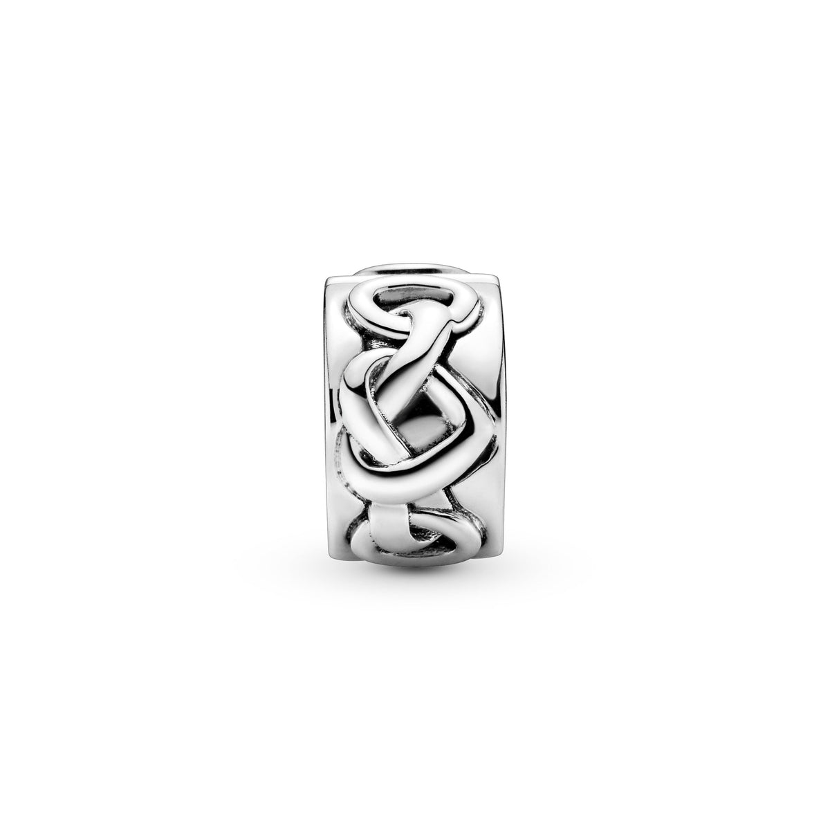 Pandora Knotted Hearts Clip Charm