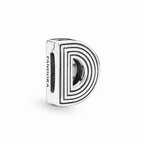Pandora Letter D Clip Charm