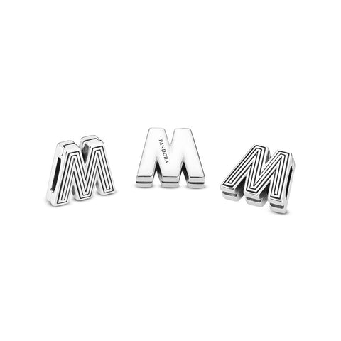 Pandora Letter M Clip Charm
