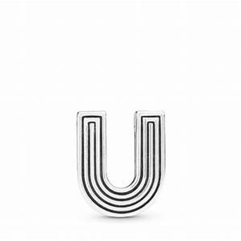 Pandora Letter U Clip Charm