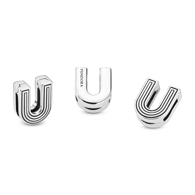 Pandora Letter U Clip Charm