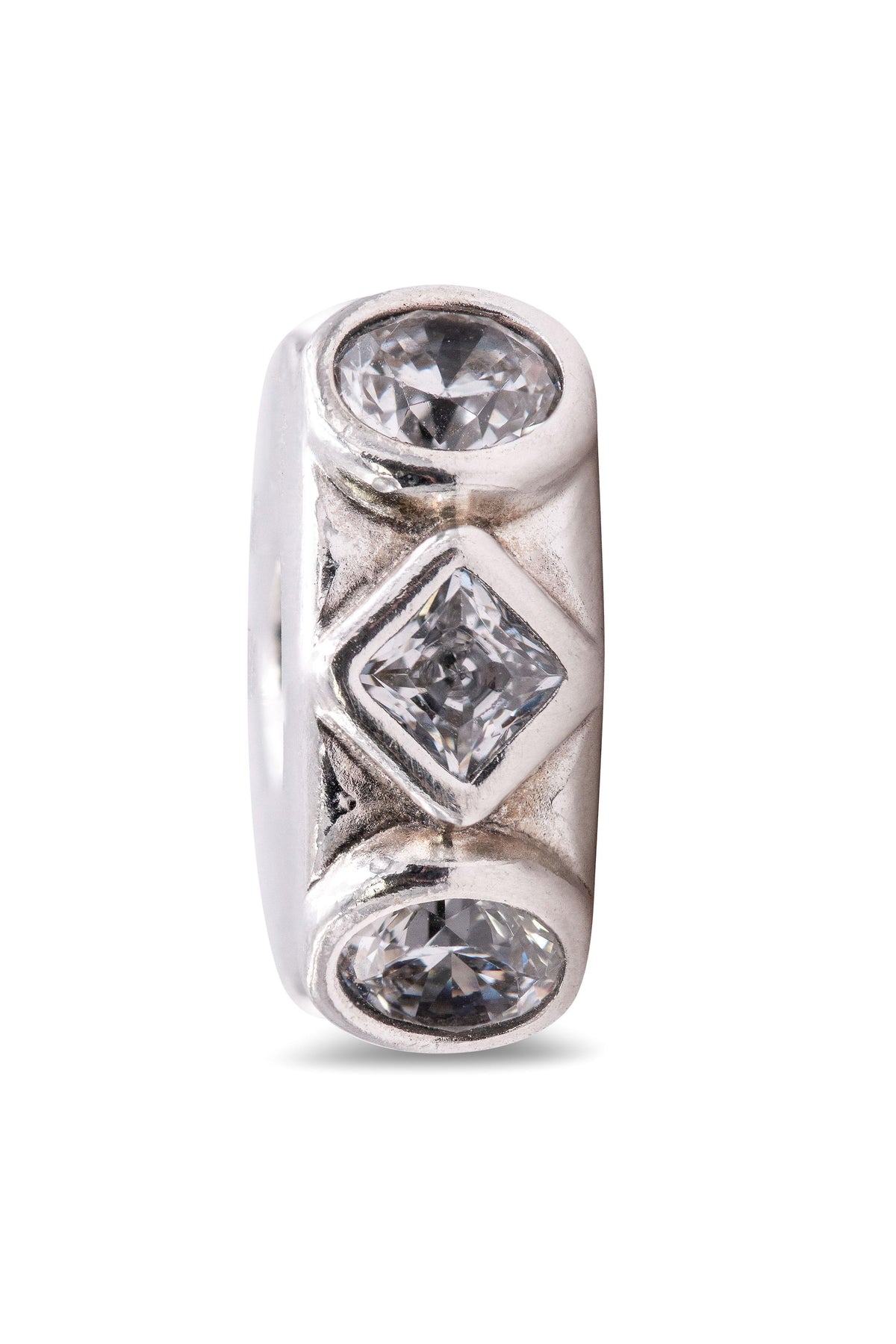 Pandora Geometric Shapes Clip Charm