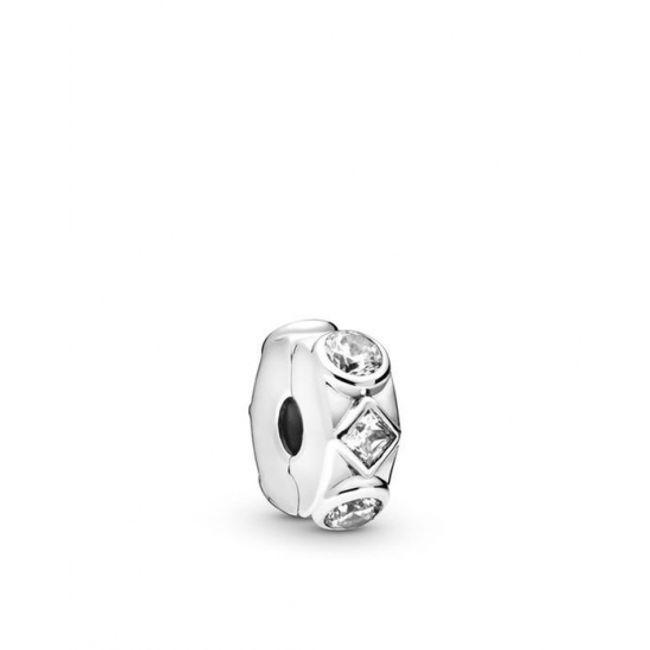 Pandora Geometric Shapes Clip Charm