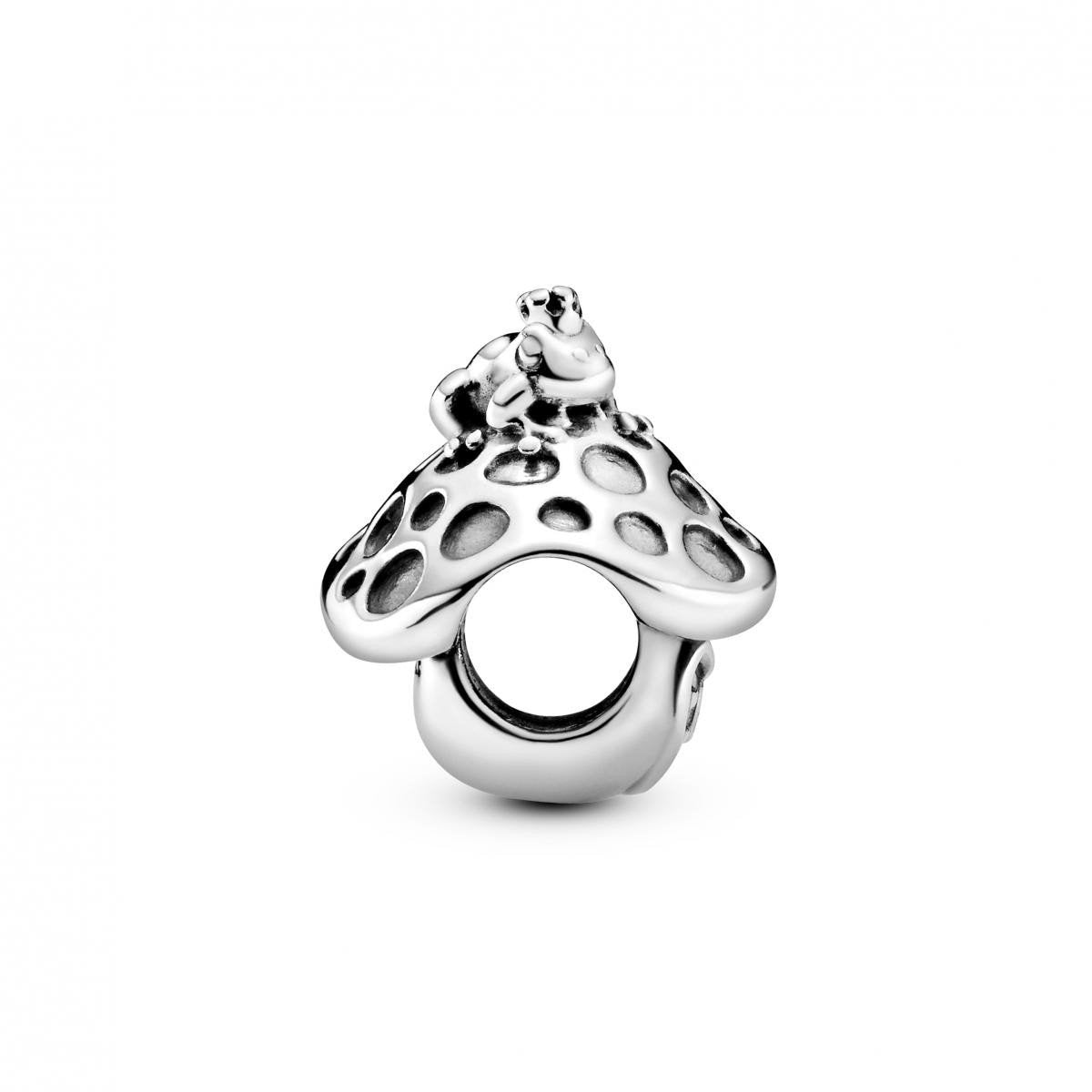 Pandora Mushroom &amp; Frog Charm