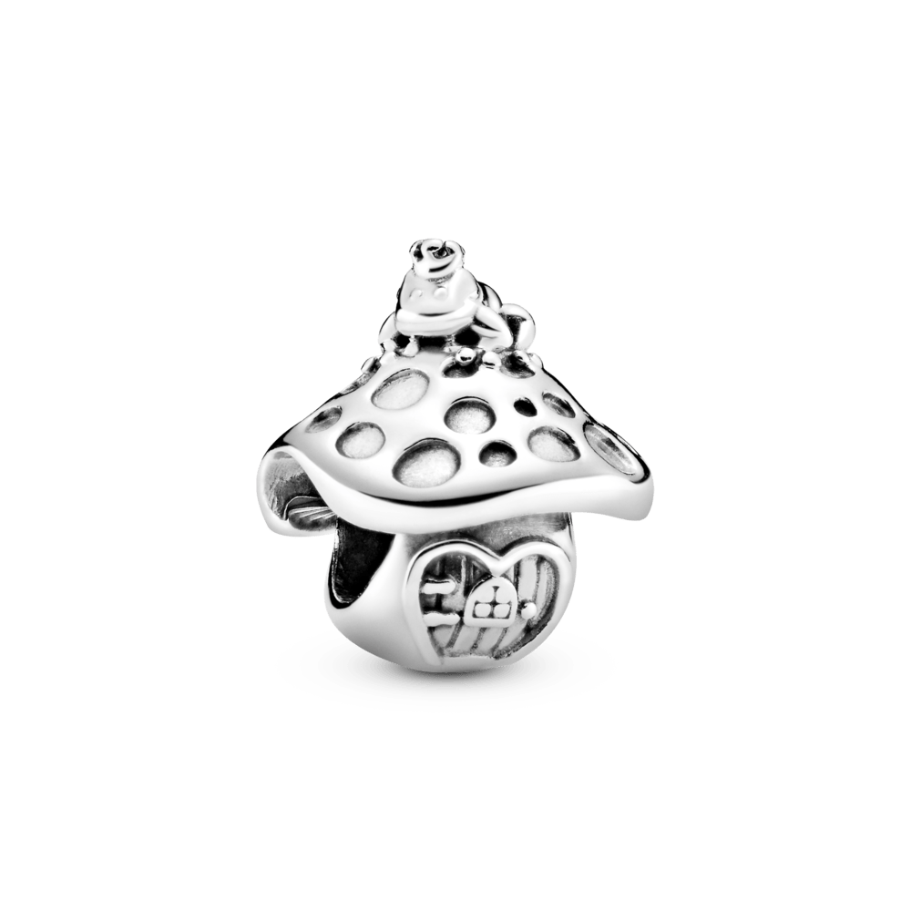 Pandora Mushroom &amp; Frog Charm